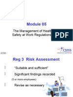 Module05 Management of Health and Safety at Work Regulations
