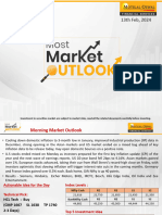 MOSt Market Outlook 13 TH February 2024