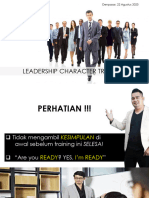 Handout Leadership Character Training