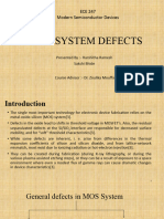Mos System Defects