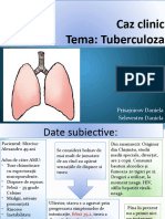 Caz Clinic. Tuberculoza.