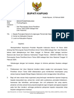 Surat Edaran PJ Bupati Mengenai Libur Pemilihan Pilpres - Final