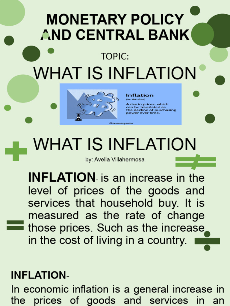 Monetary Policy and Central Bank | PDF | Cost Of Living | Inflation