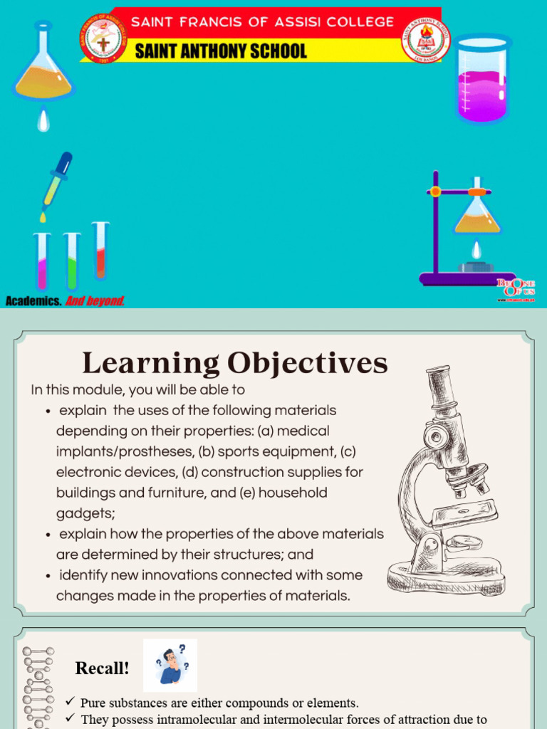 Module 6 Chemistry in Daily Life | PDF | Graphene | Prosthesis