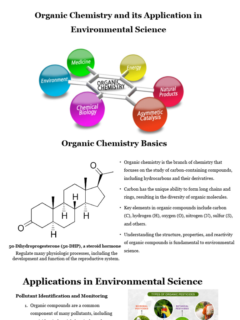 Organic Chemistry in Environmental Science | PDF | Organic Compounds ...
