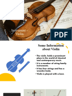 Presentation About Violin
