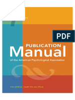 Annotated Biblio Publication Manual of The APA 2019