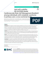 Factors Associated With Usability of The EMPOWER SUSTAIN Global Cardiovascular Risks Self Management Booklet© Among Individuals With Metabolic Syndrome in Primary Care: A Cross Sectional Study
