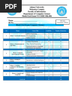 Model Exam Version 6