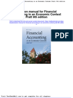 Full Solution Manual For Financial Accounting in An Economic Context Pratt 9Th Edition PDF Docx Full Chapter Chapter