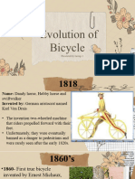 Ge STS Evolution of Bicycle