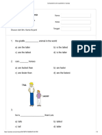 Comparative and Superlative