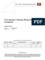 Fire System Testing Requirements