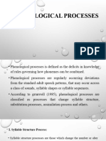 Phonological Processes Sem1