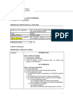 Programa DRET DE FAMÍLIA I SUCCESSIONS (2023-2024, 2n Q) - MEGM-PEF