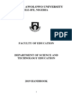 Department of Science Technology Education