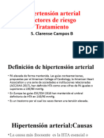 Hipertensión Arterial Factores de Riesgo y Tratamiento 24-01-2024