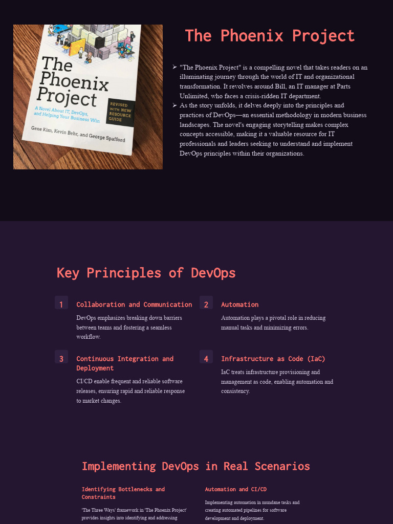 The Phoenix Project Pdf Automation Computing
