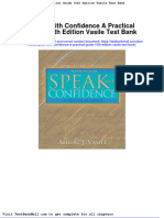 Full Speak With Confidence A Practical Guide 10Th Edition Vasile Test Bank PDF Docx Full Chapter Chapter