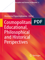 Cosmopolitanism Educational, Philosophical and Historical Perspectives