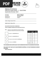 Practice Exam Paper 1 - Solutions