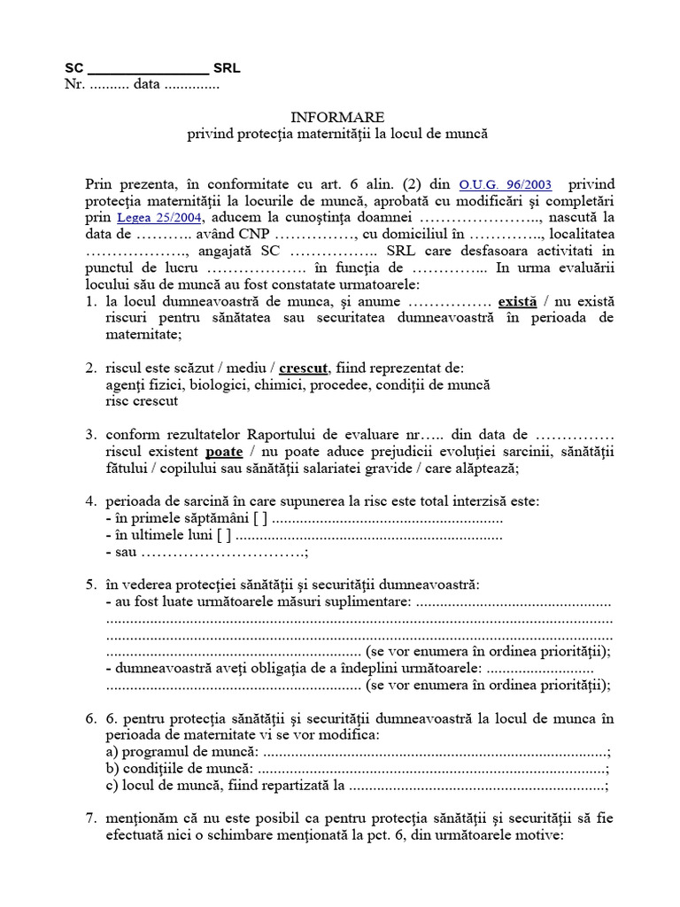 Informare Gravide | PDF