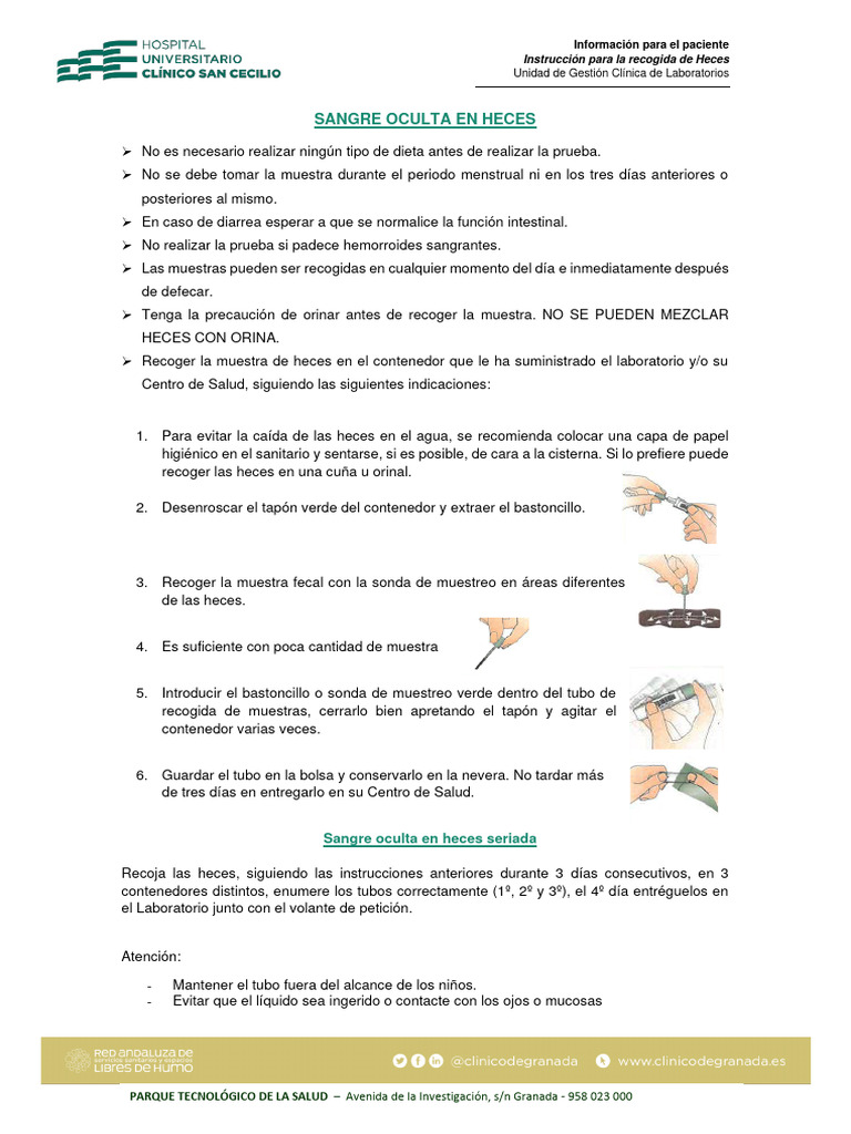 Sangre Oculta En Heces Pdf