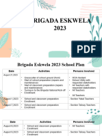 Be 2023 Plan