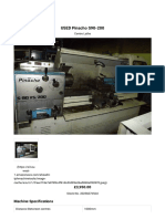 USED Pinacho S90-200 Centre Lathe - TPH Machine Tools