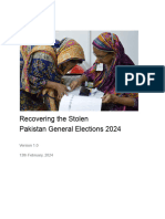 Elections 2024 White Paper by PTI
