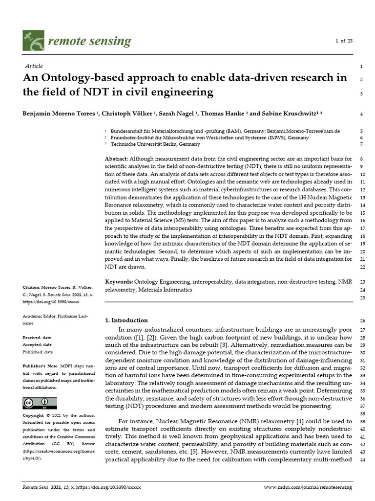 An Ontology Based Approach To Enable Data-Driven Research in The Field ...