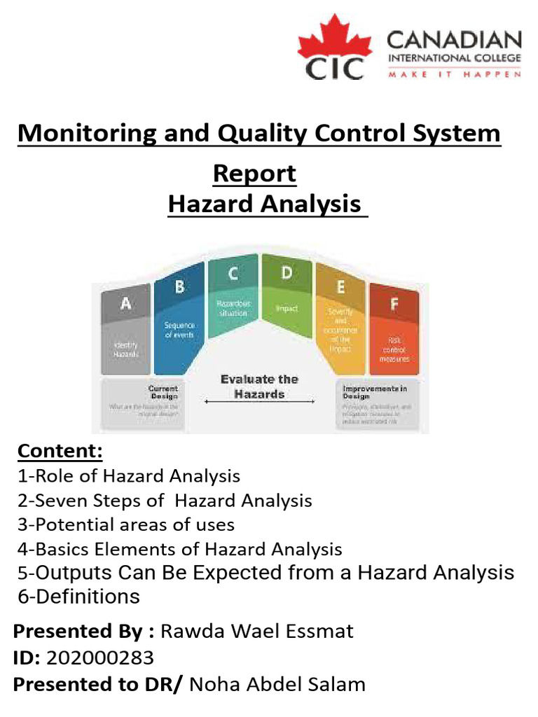 Hazard Analysis: Steps and Applications | PDF | Risk | Hazards