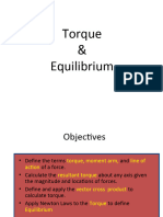 Torque and Equilibrium