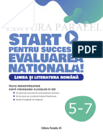 Start Pentru Succes La Evaluarea Nationala. Limba Si Literatura Romana - Clasele 5-7 - Mihaela Dobos, Mona Cotofan