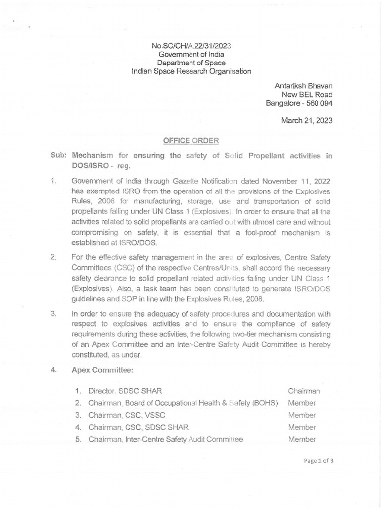 Office Order | PDF