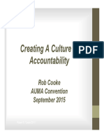 Cooke Presentation Creating A Culture of Accountability