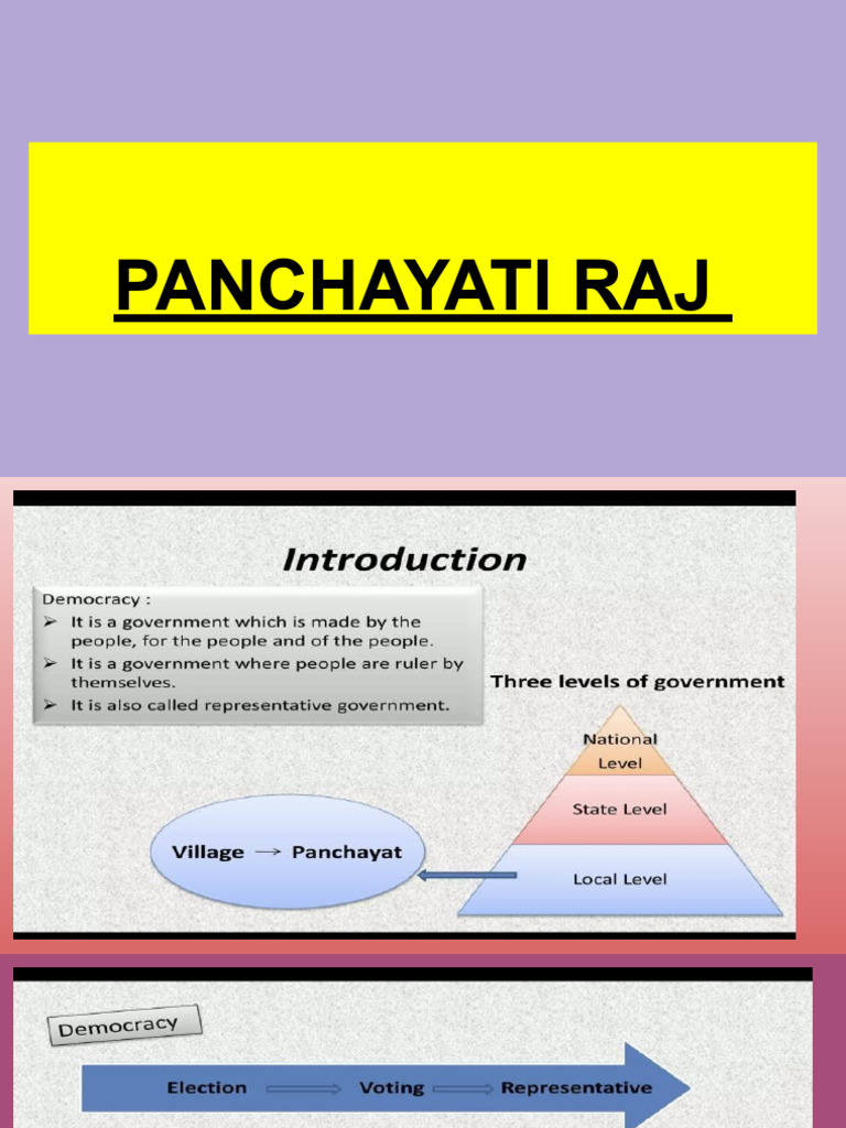 Class 6 Panchayati Raj | PDF