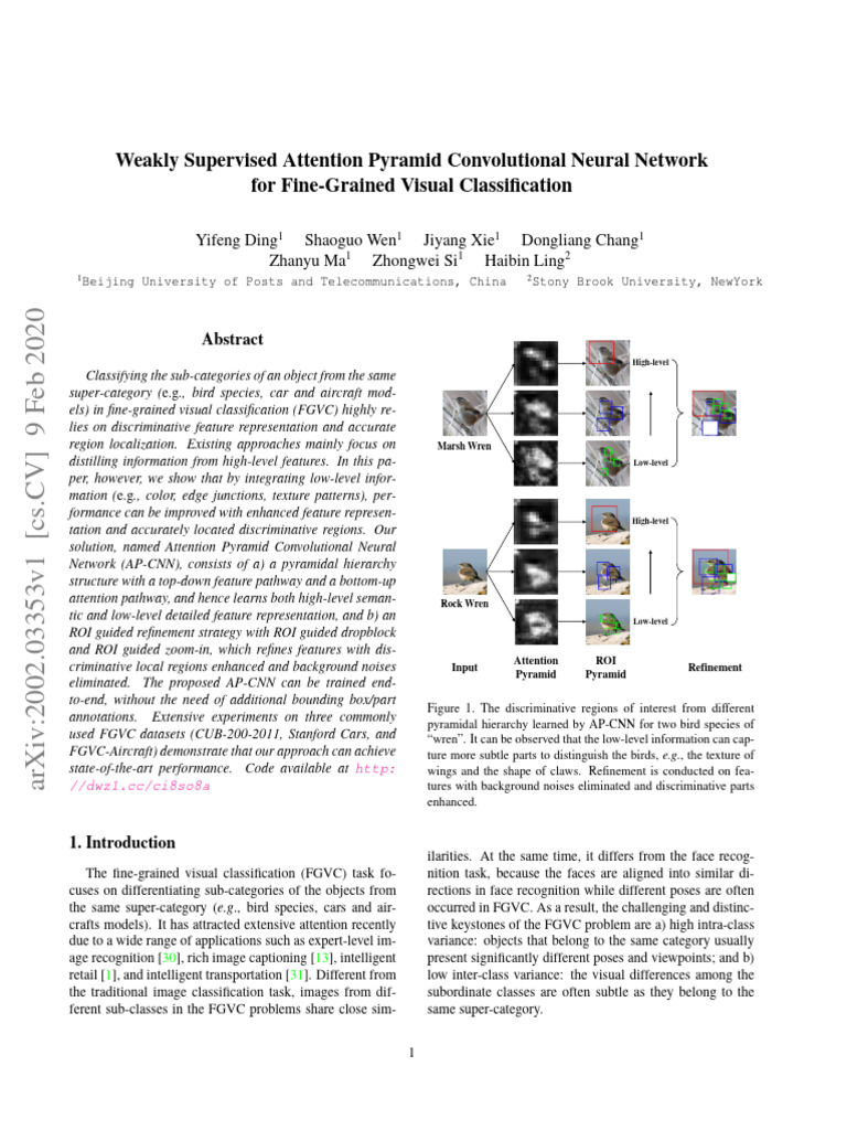 Fine-Grained Visual Classification AI | PDF | Attention | Cognitive Science