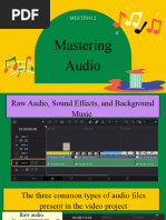 Meeting 2: Mastering Audio