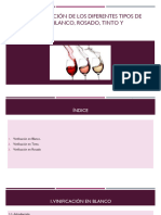 U.D.6 - Identificación de Los Diferentes Tipos de Vinificaciones - Blanco, Rosado y Tinto.