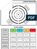 Diana de Evaluación Educación Blanco Negro