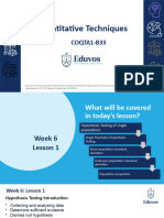 Week 5 - Hypothesis Testing