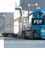 Portable Power Solutions (PPS) Postes Électriques Haute Tension Pré-Assemblés Sur Remorque, Sur Skid Ou en Bâtiment Préfabriqué Jusqu À 420 KV