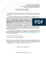 Recurso de Apelacion Brayan de Auto de 18 de Enero