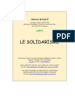 Solidarisme Celestin Bougle