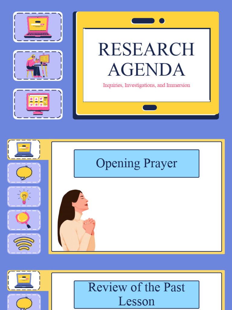 3i's Research Agenda | PDF | Knowledge | Methodology