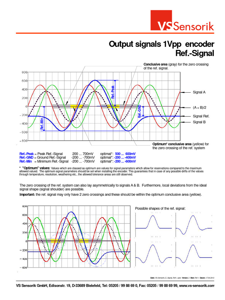VS-Sensorik E Signalspezifikation-Ref | Download Free PDF | Gear ...