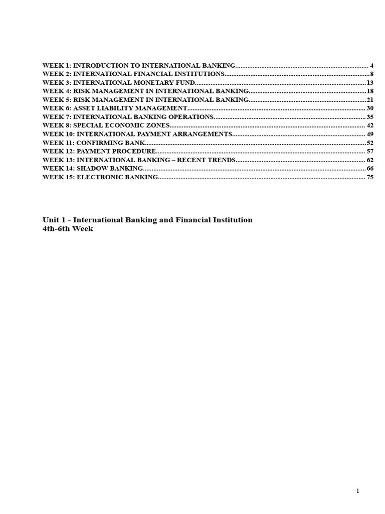 International Banking Essentials | PDF | International Development ...