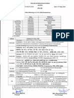 Viii Premid Time Table and Syllabus