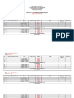 Exit Demo Schedule